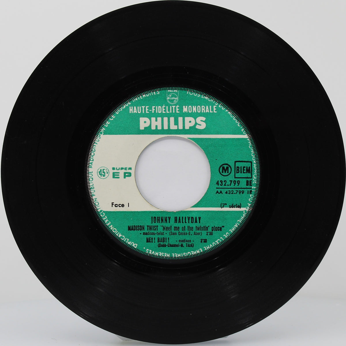 Johnny Hallyday – Madison Twist, Vinyl, 7&quot;, 45 RPM, EP, France 1962