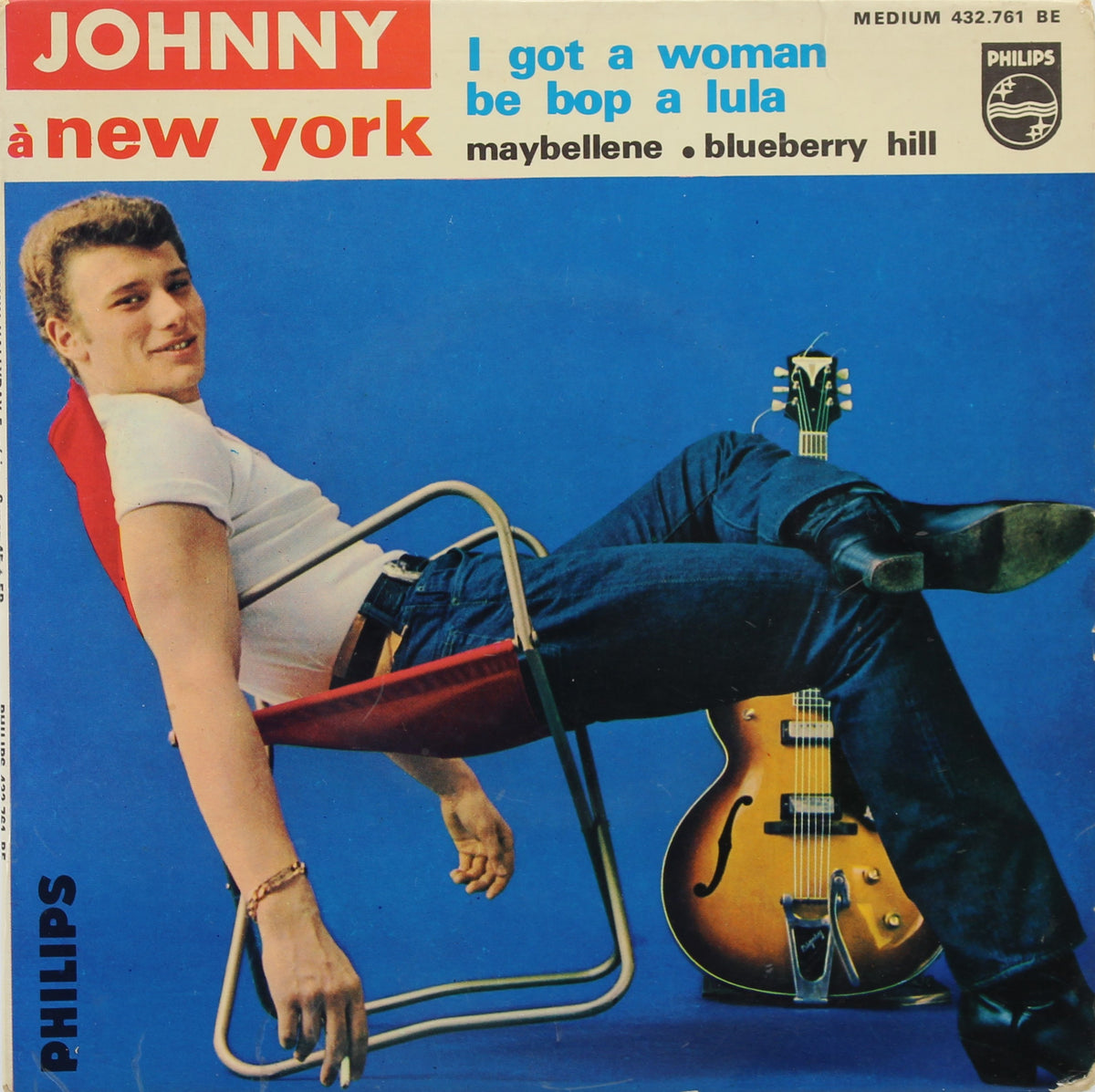 Johnny Hallyday – À New York, Vinyl, 7&quot;, 45 RPM, EP, France 1962