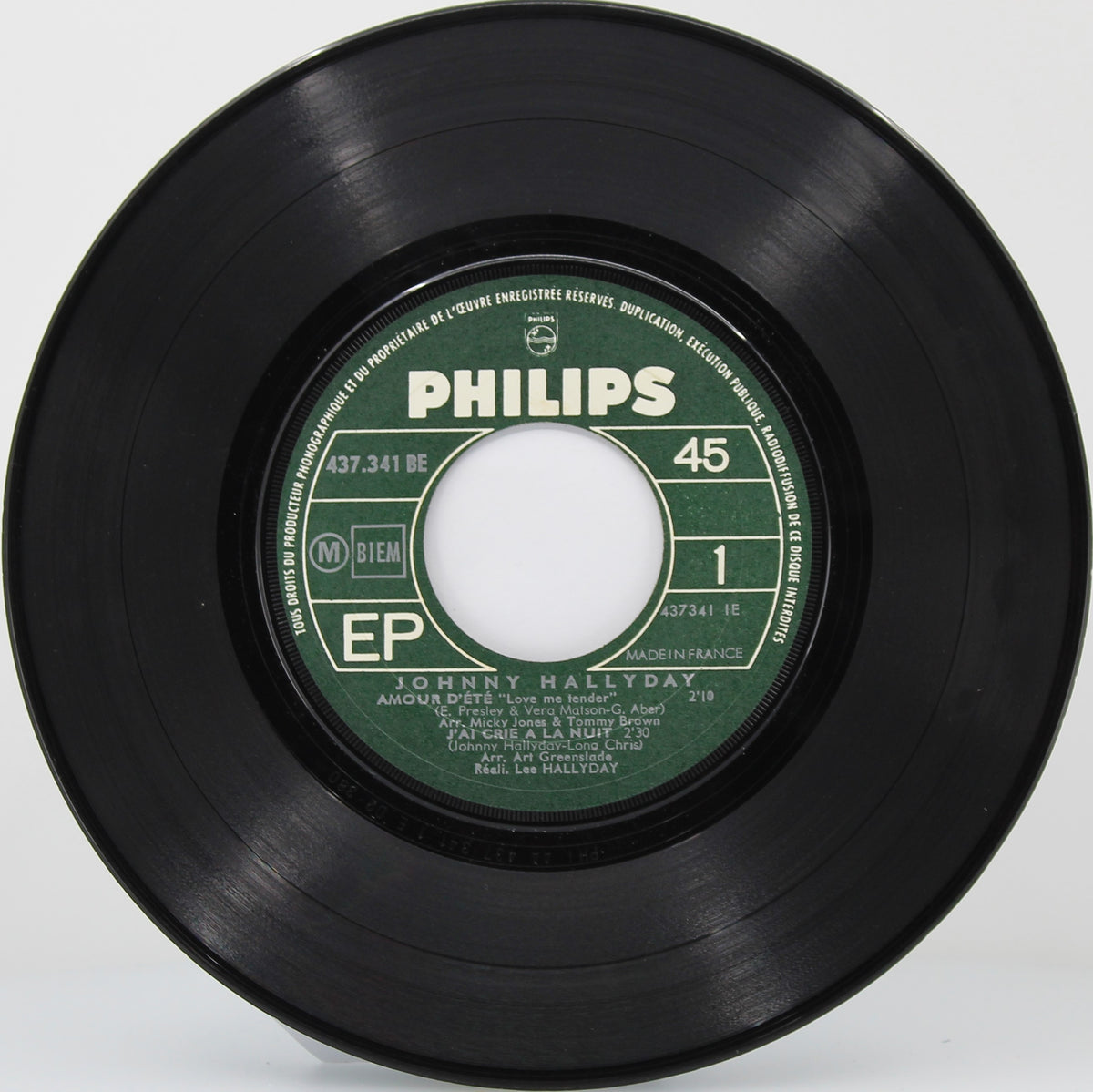 Johnny Hallyday – Amour D&#39;été, Vinyl, 7&quot;, 45 RPM, EP, France 1967