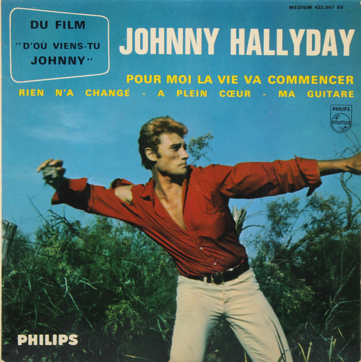 Johnny Hallyday – Pour Moi La Vie Va Commencer, Vinyl, 7&quot;, 45 RPM, EP, Mono, France 1963