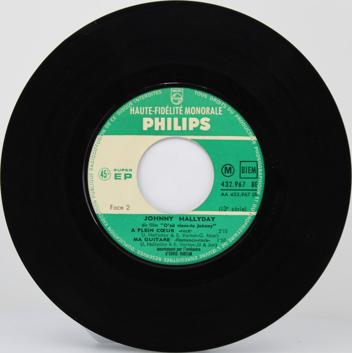 Johnny Hallyday – Pour Moi La Vie Va Commencer, Vinyl, 7&quot;, 45 RPM, EP, Mono, France 1963