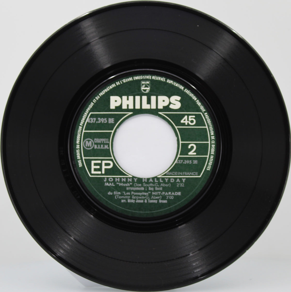 Johnny Hallyday – L&#39;histoire De Bonnie And Clyde, Vinyl, 7&quot;, 45 RPM, EP, France 1969