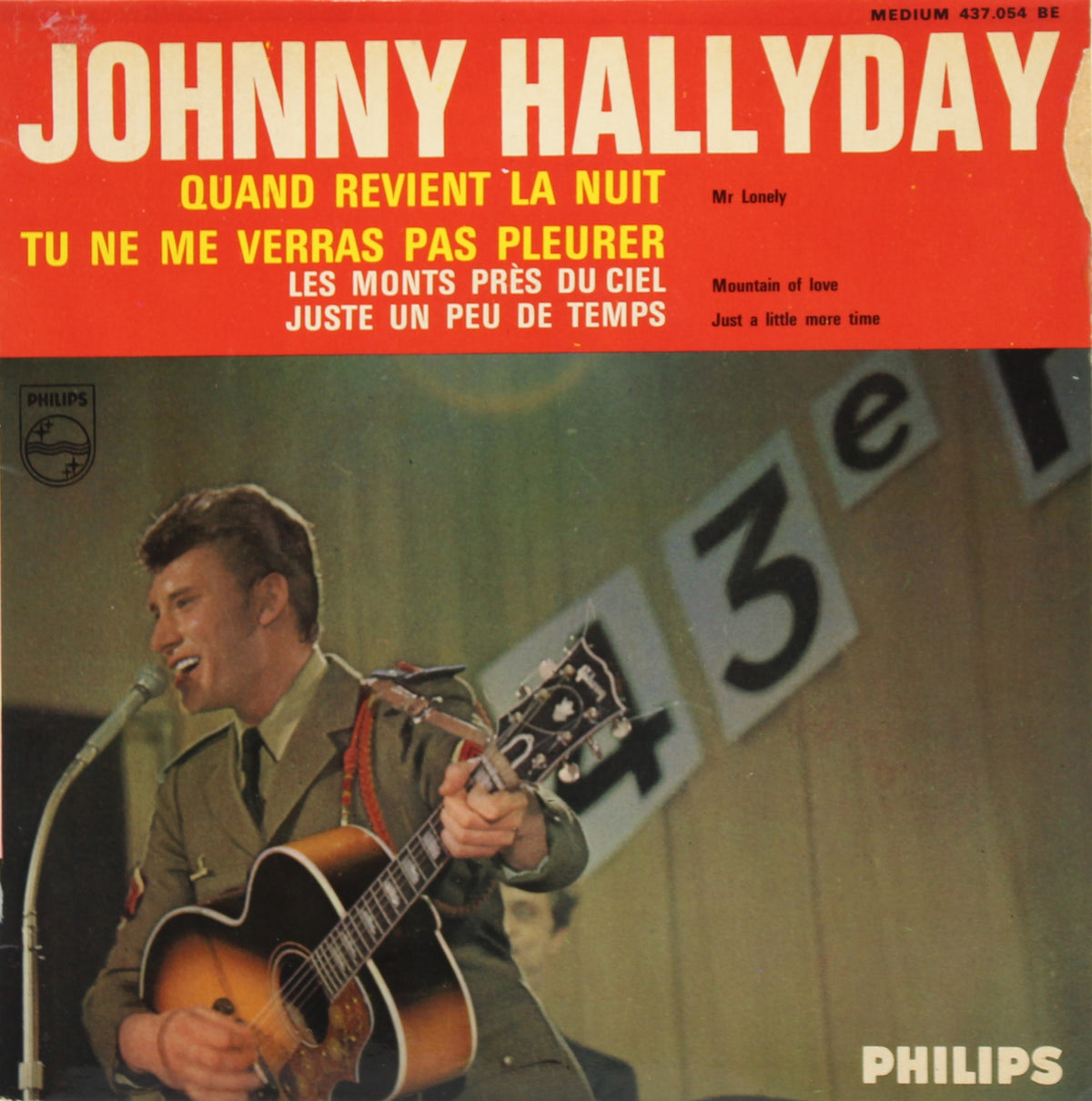 Johnny Hallyday ‎– Quand Revient La Nuit, Vinyl, 7&quot;, 45 RPM, EP, Mono, France 1965