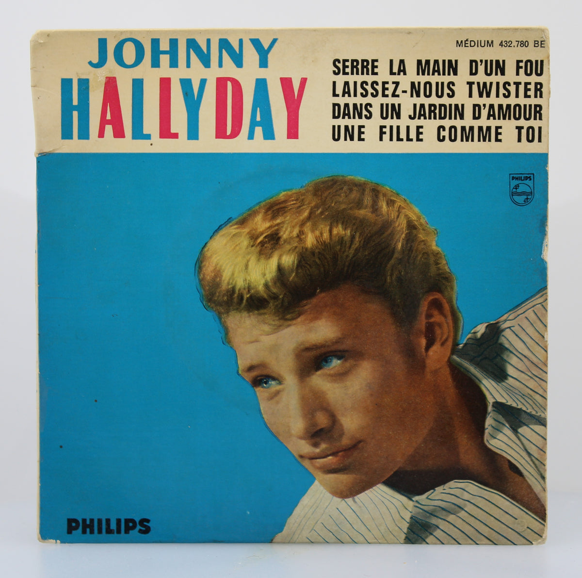 Johnny Hallyday ‎– Serre La Main D&#39;Un Fou, Vinyl, 7&quot;, 45 RPM, EP, Repress, Mono, France 1962