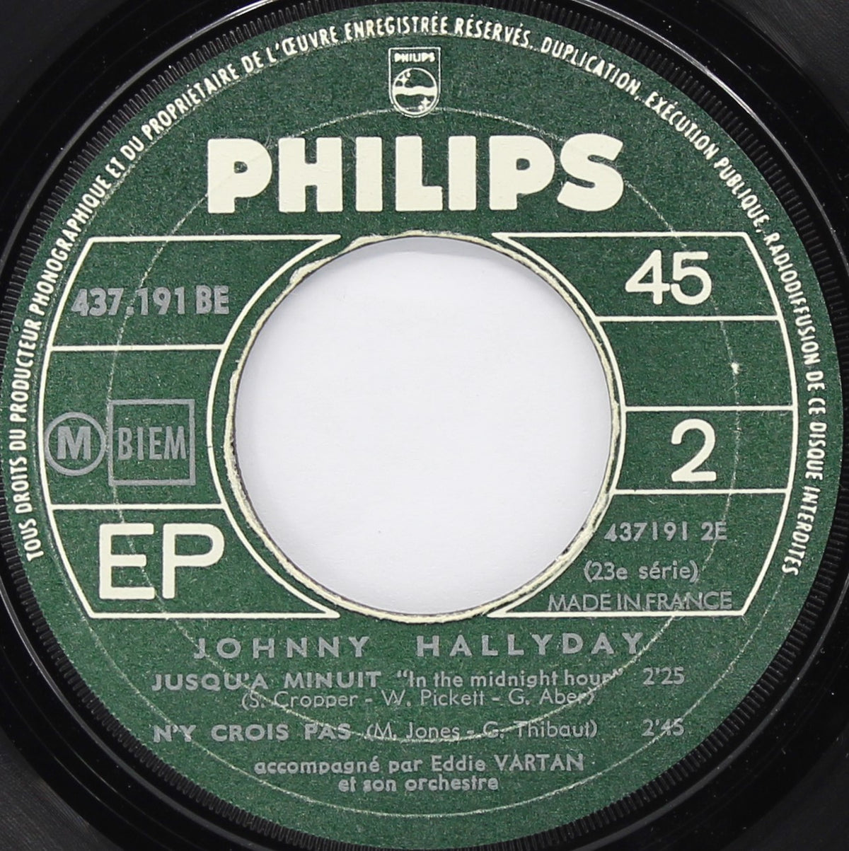 Johnny Hallyday – Je L&#39;aime, Vinyl, 7&quot;, 45 RPM, EP, France 1966