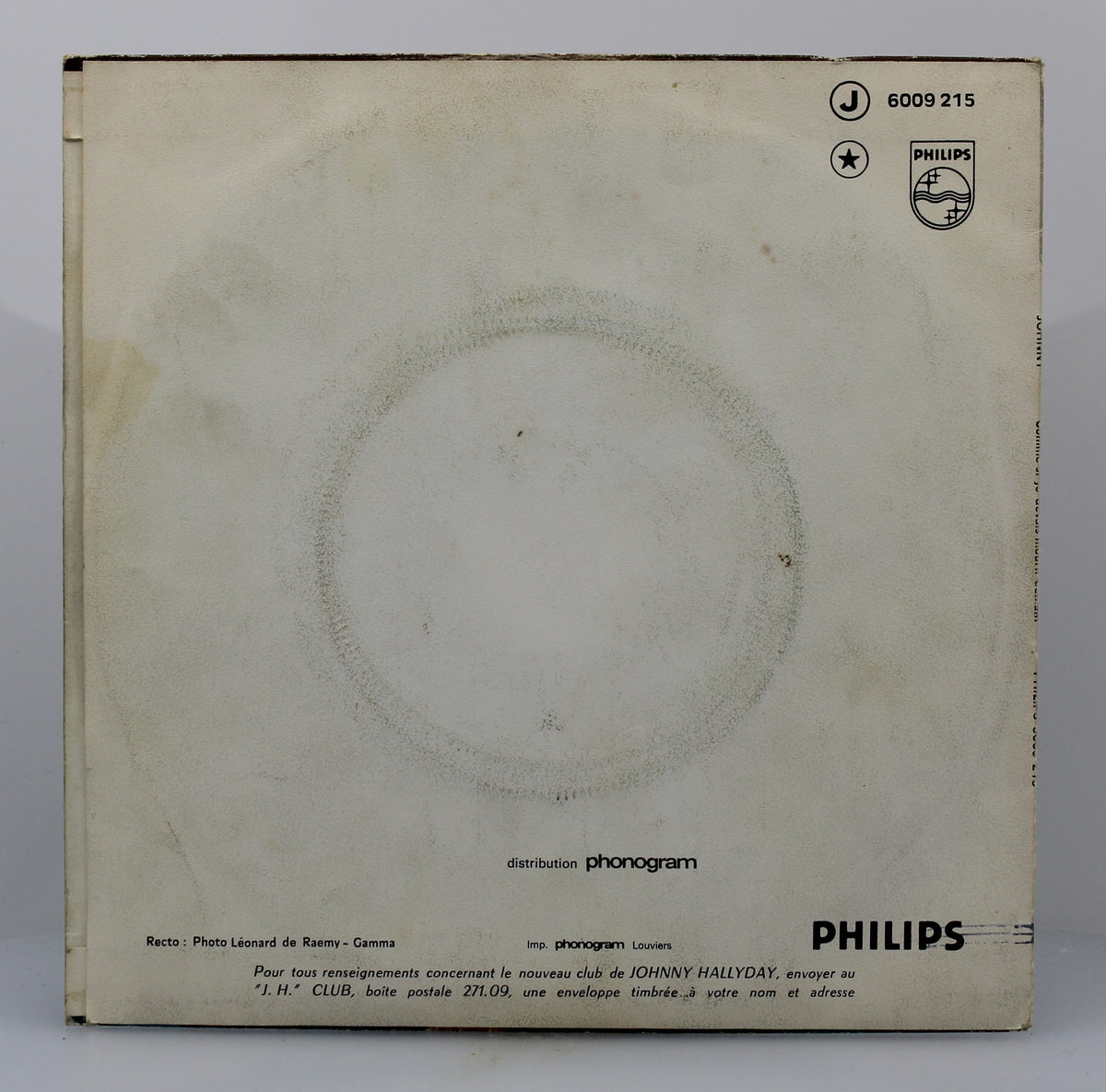 Johnny Hallyday ‎– Comme Si Je Devais Mourir Demain,Vinyl, 7&quot;, 45 RPM, Single, Mono, France 1972