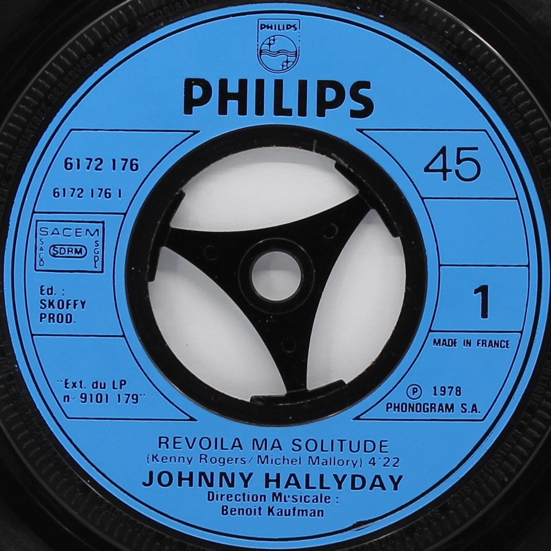 Johnny Hallyday – Revoilà Ma Solitude, Vinyl, 7&quot;, 45 RPM, France 1979