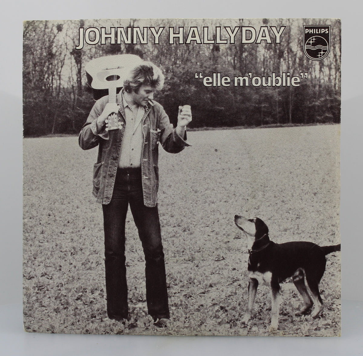 Johnny Hallyday – Elle M&#39;oublie, Vinyl, 7&quot;, 45 RPM, Single, JAT printer, France 1978