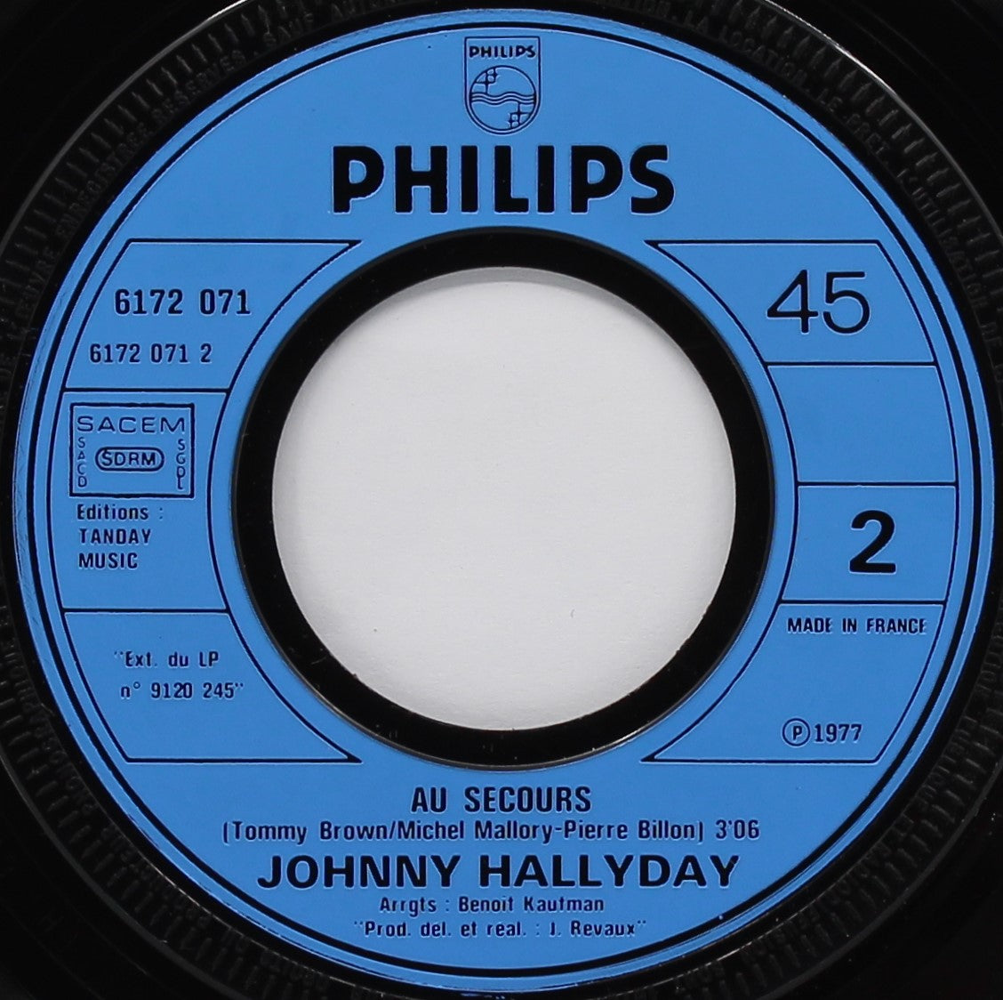 Johnny Hallyday ‎– C&#39;est La Vie, Vinyl, 7&quot;, 45 RPM, Single, France 1977