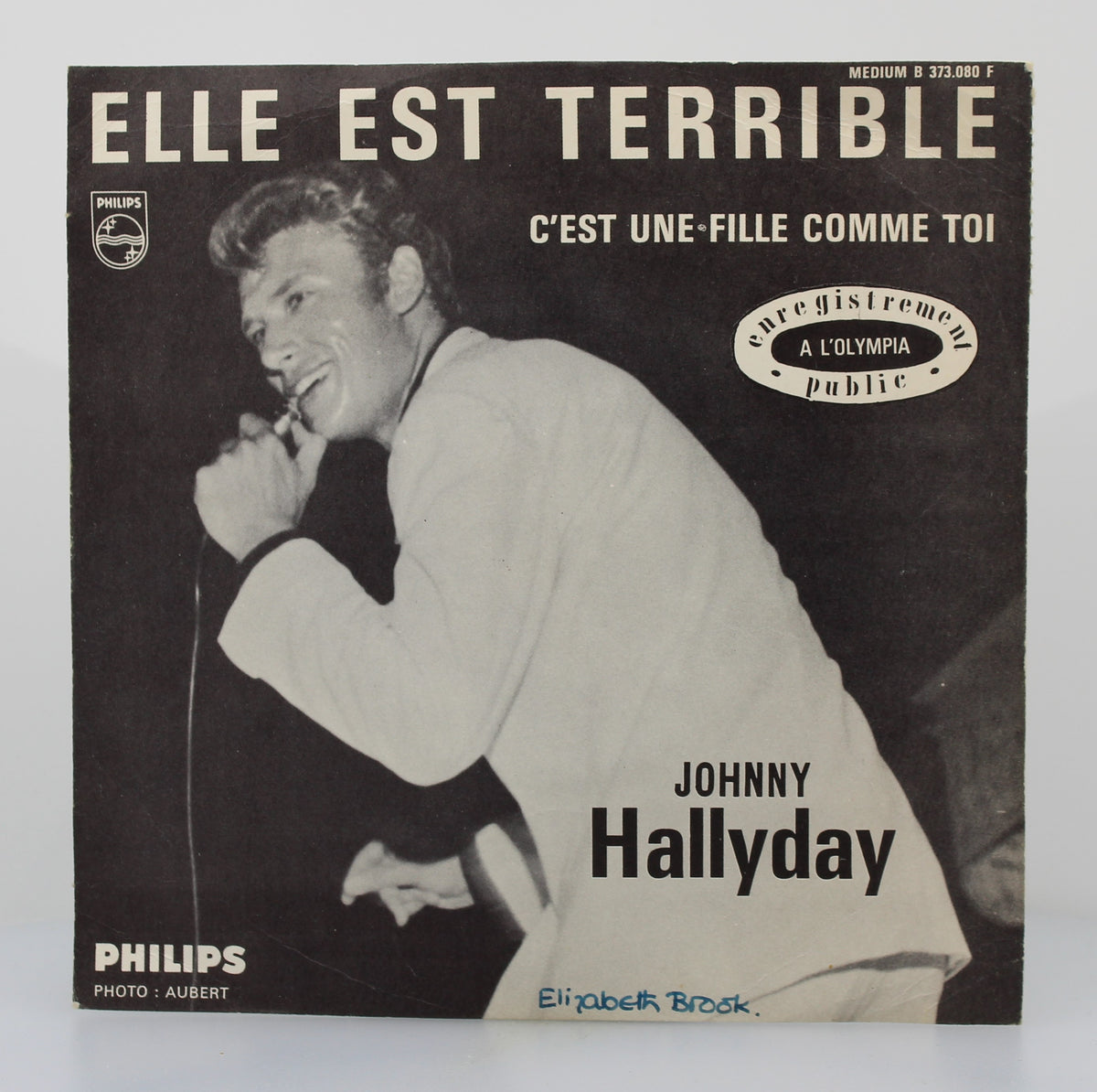 Johnny Hallyday – Elle Est Terrible, Vinyl, 7&quot;, 45 RPM, Single, Jukebox, France 1962