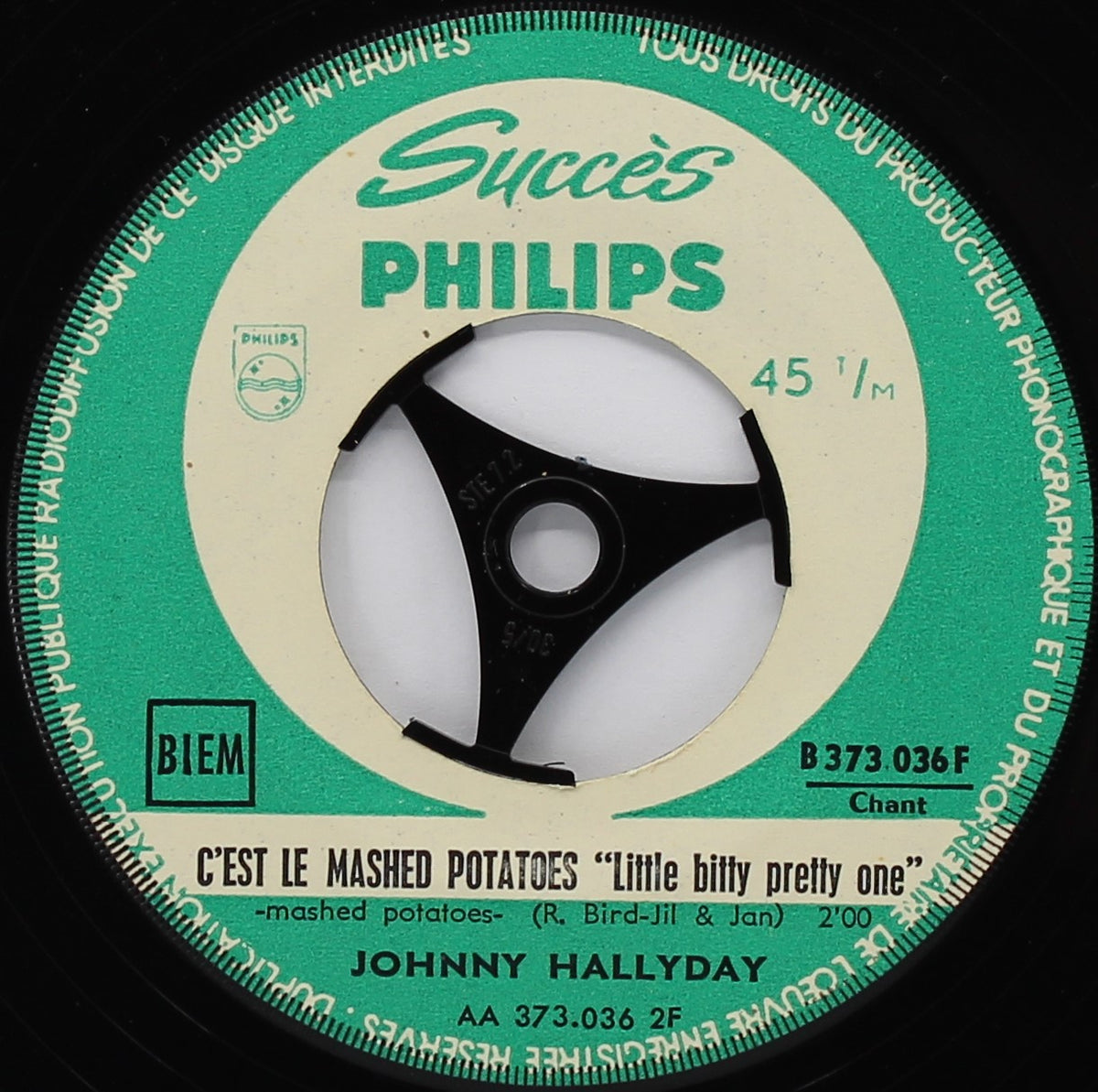 Johnny Hallyday ‎– L&#39;Idole Des Jeunes, Vinyl, 7&quot;, 45 RPM, Single, Jukebox, France 1962