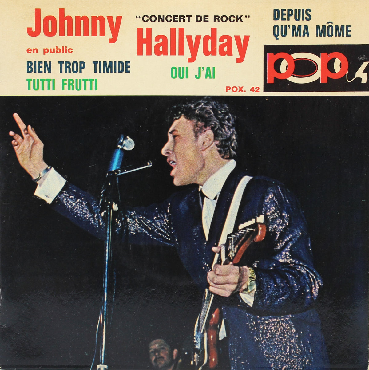 Johnny Hallyday ‎– Concert De Rock En Public, Vinyl, 7&quot;, 45 RPM, EP, France 1967