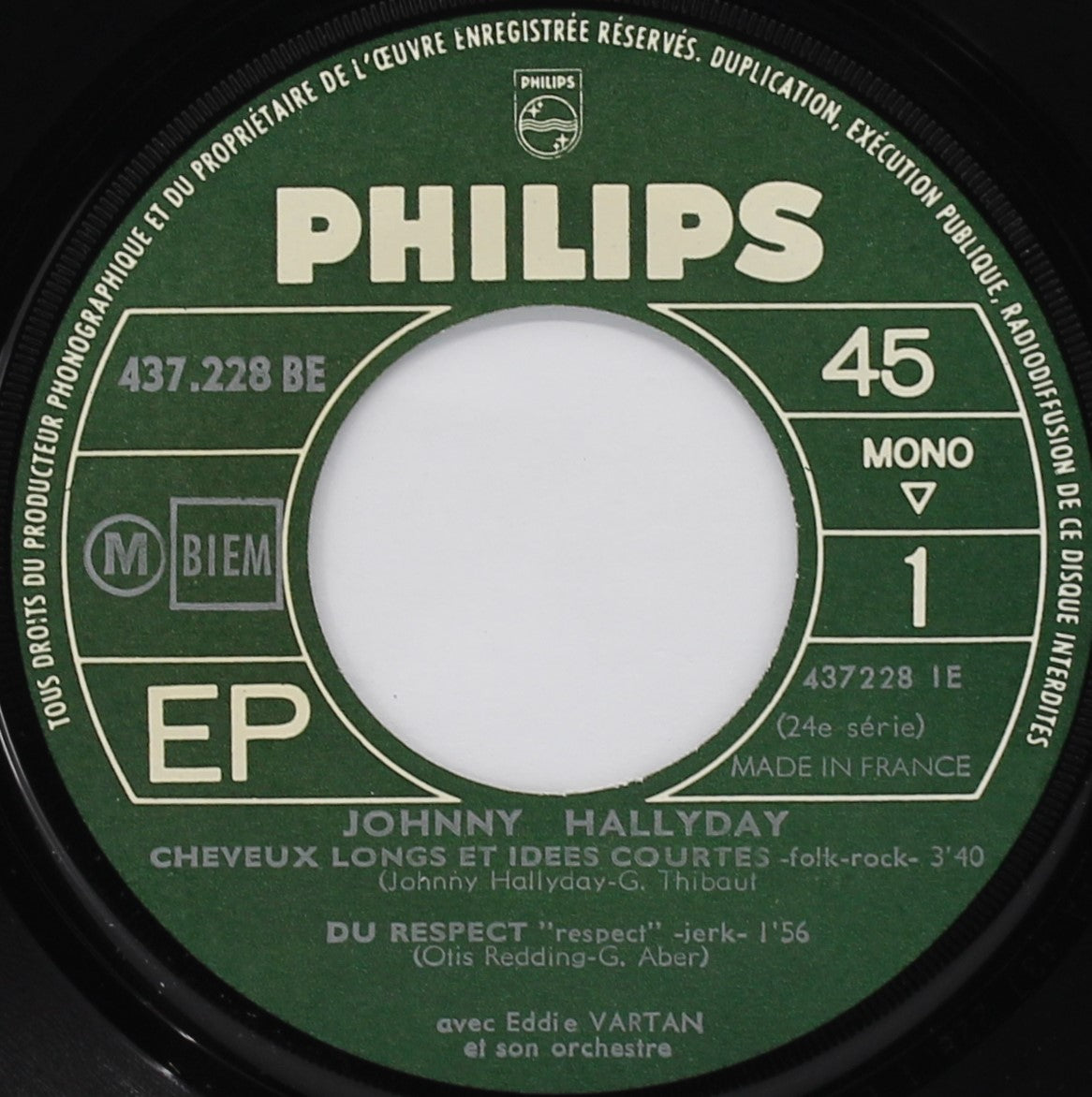 Johnny Hallyday – 24e Série - Cheveux Longs Et Idées Courtes,