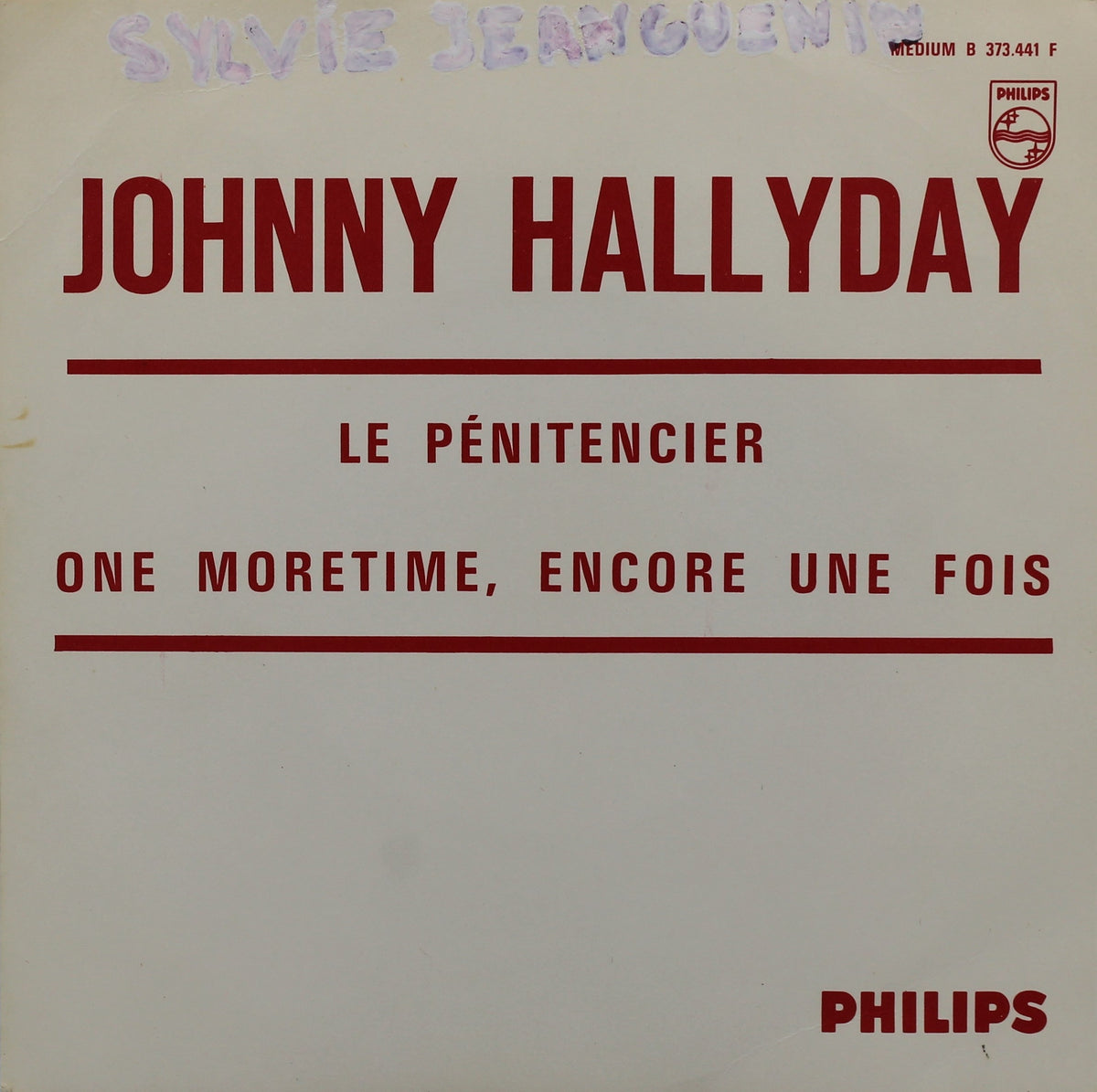 1964Johnny Hallyday – Le Pénitencier / One More Time, Encore Une Fois, Vinyl, 7&quot;, 45 RPM, Single, France 1964