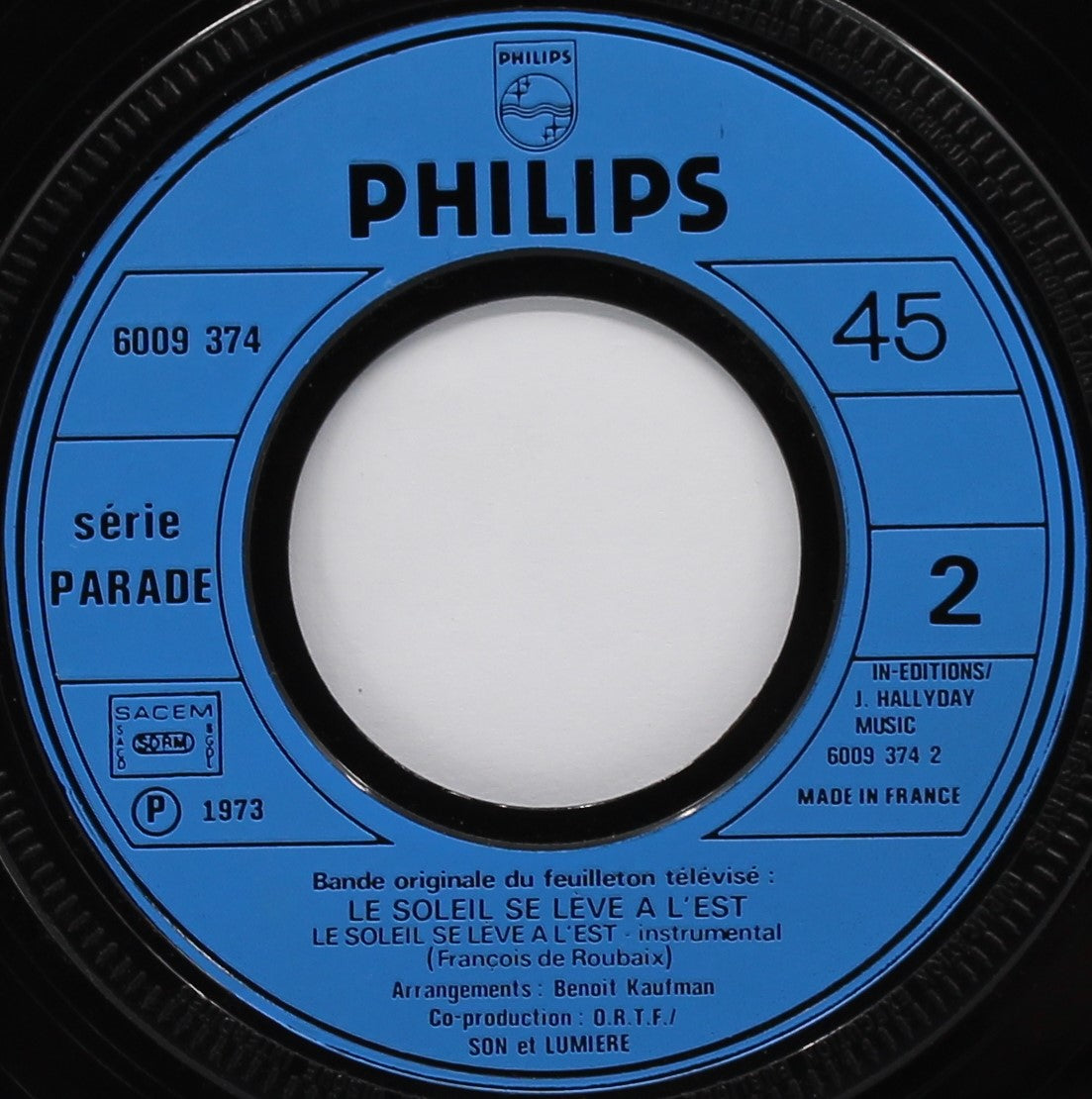 Johnny Hallyday – Le Soleil Se Lève À L&#39;est, Vinyl, 7&quot;, 45 RPM, Single, France 1974