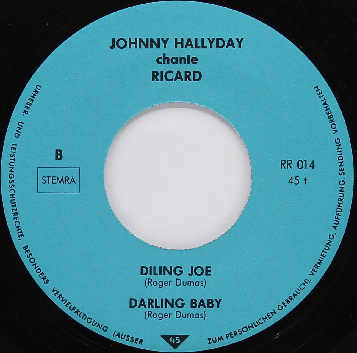 Johnny Hallyday – Inedits Ricard, Vinyl, 7&quot;, 45 RPM, EP, Promo, France 1973