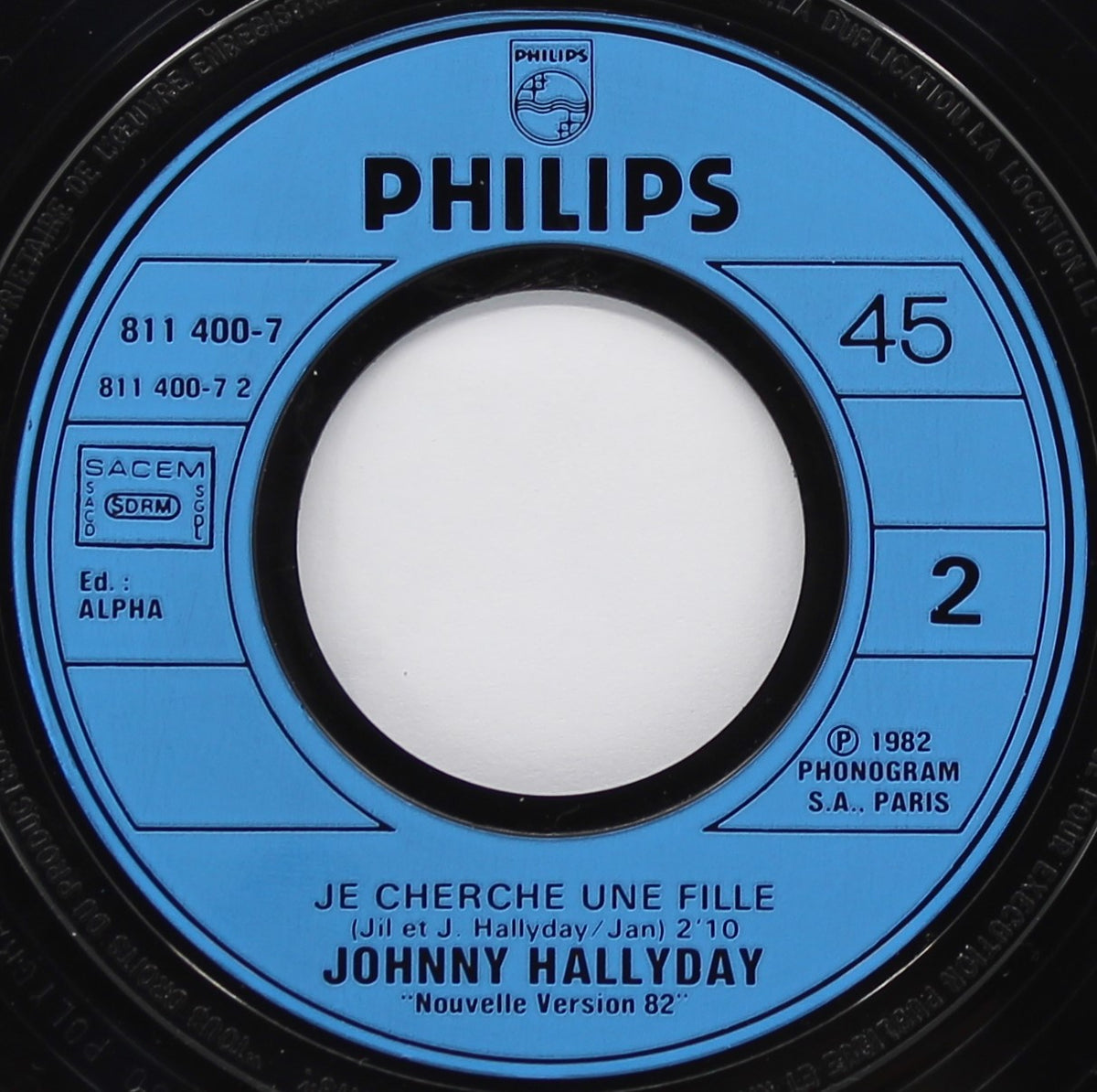 Johnny Hallyday – Souvenirs Souvenirs (Version 82), Vinyl, 7&quot;, Single, 45 RPM, France 1983