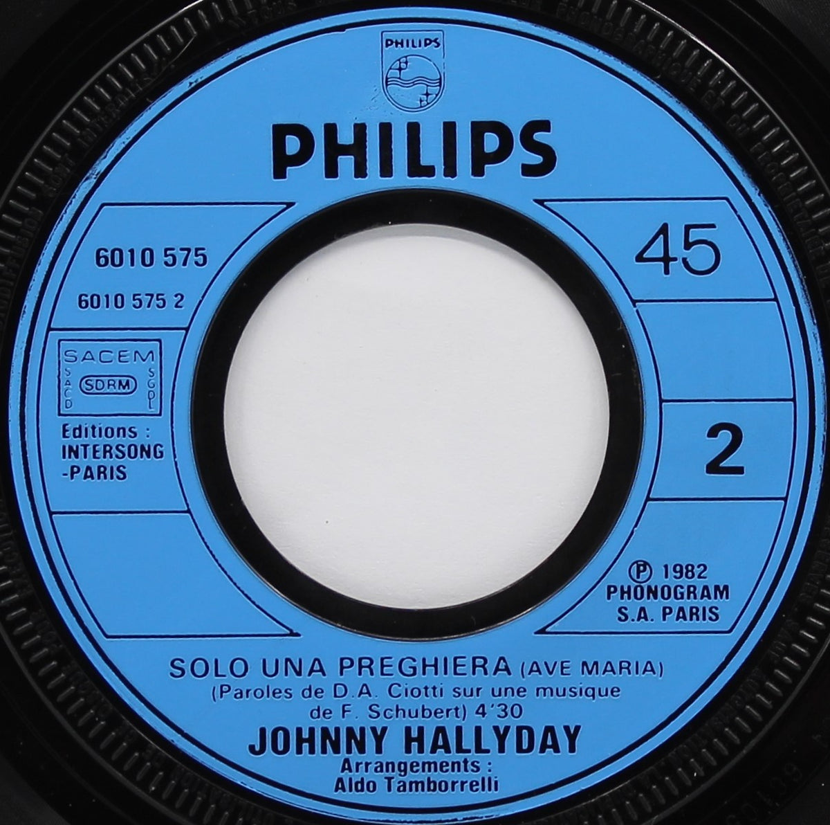 Johnny Hallyday ‎– Mon Amérique A Moi, Vinyl, 7&quot;, 45 RPM, Single, France 1982