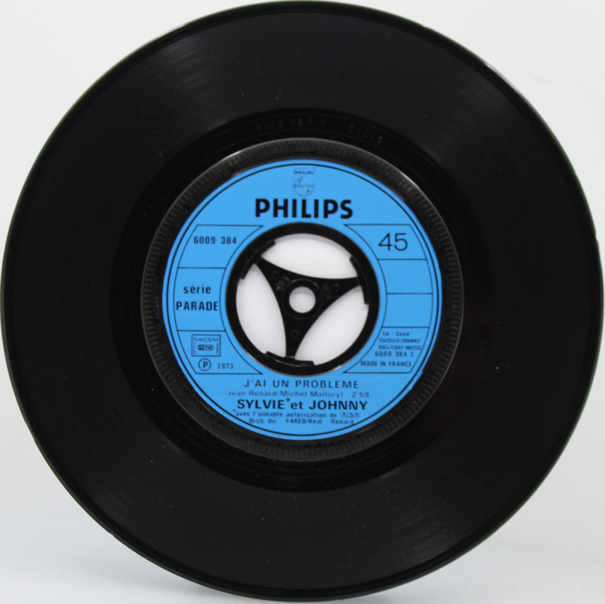 Sylvie* &amp; Johnny Hallyday – J&#39;ai Un Problème, Vinyl, 7&quot;, 45 RPM, Single, Reissue, France 1973