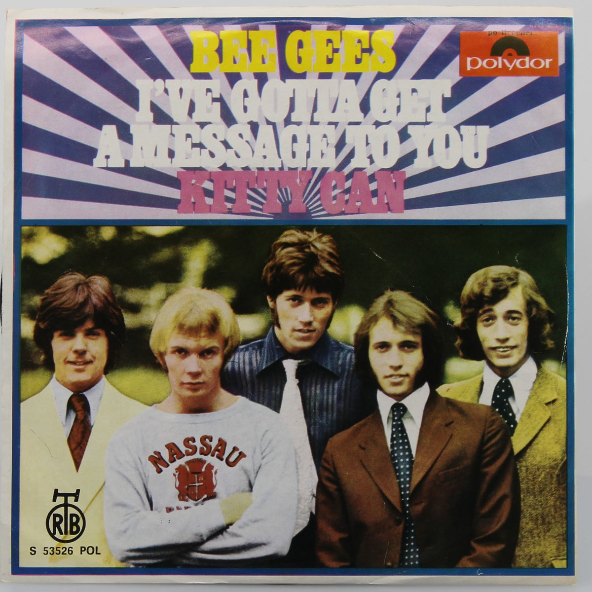 Bee Gees - I&#39;ve Gotta Get A Message To You, Polydor, Vinyl 7&quot; single, 45 RPM, Yougoslavia 1968