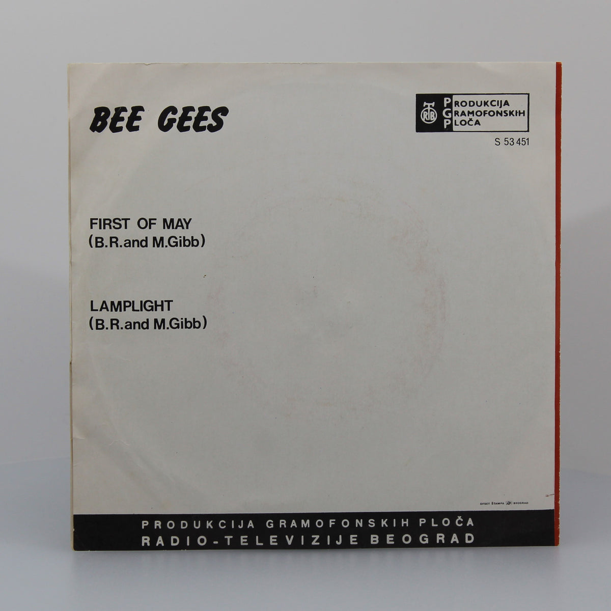 Bee Gees - First Of May, Vinyl 7&quot; 45 Rpm, Yougoslavia 1969