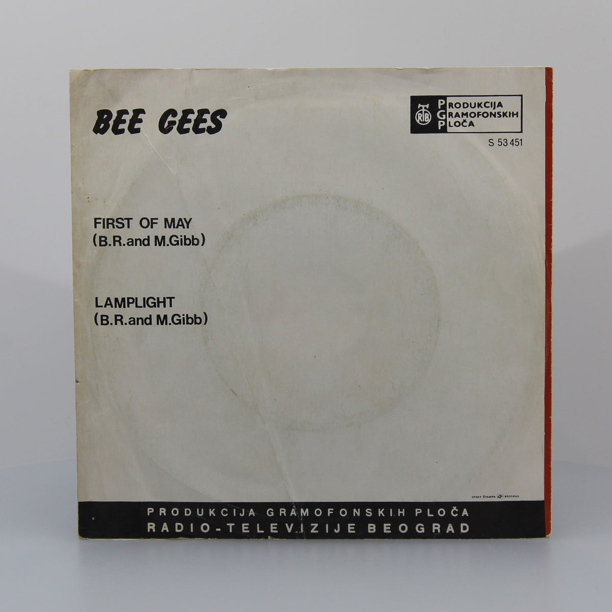 ee Gees - First Of May, Vinyl 7&quot; 45Rpm, Yougoslavia 1969
