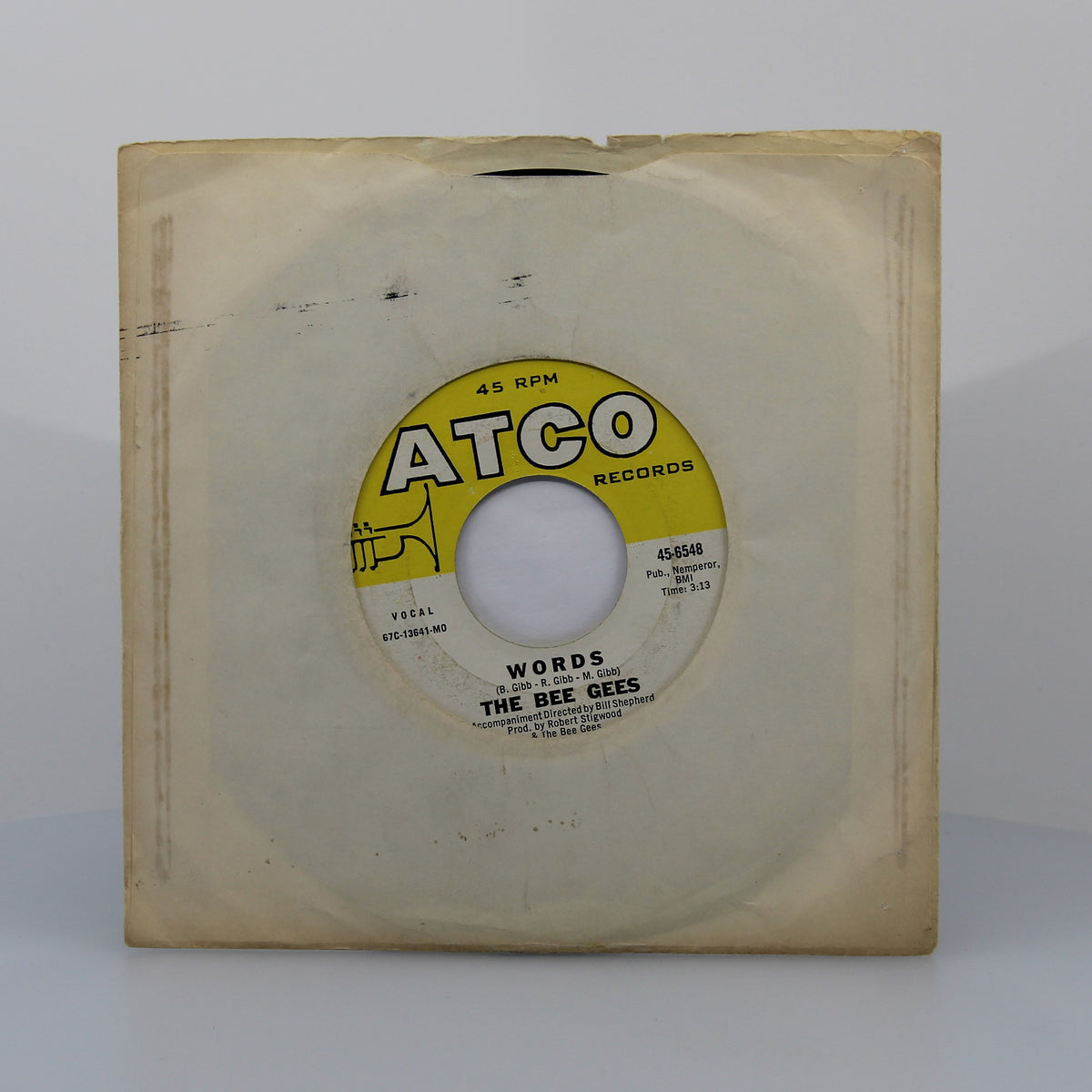 Bee Gees - Words, Vinyl 7&quot; Single 45Rpm, United States