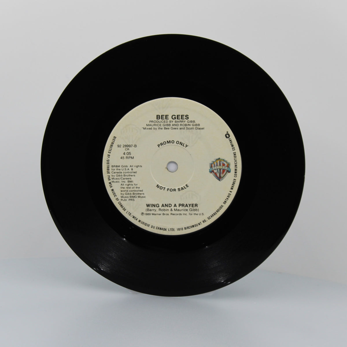 Bee Gees - One, Vinyl 7&quot; Single 45Rpm Promo, Canada 1989