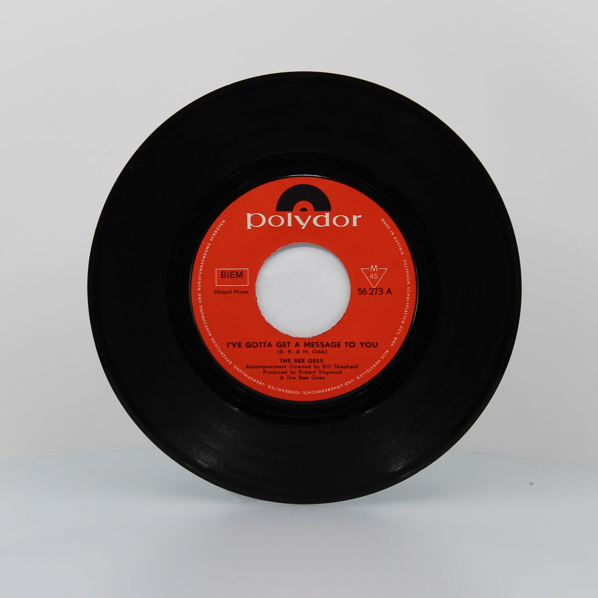 Bee Gees - I&#39;ve Gotta Get A Message To You, Vinyl 7&quot; Single 45Rpm, Austria