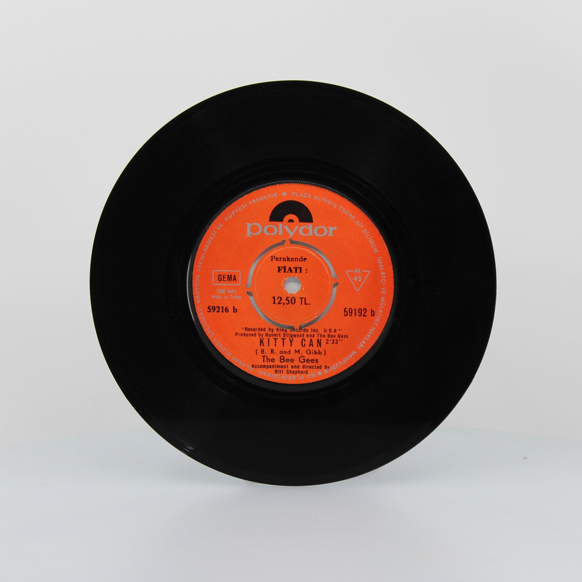Bee Gees - I&#39;ve Gotta Get A Message To You, Vinmyl 7&quot; Single 45Rpm, Turkey