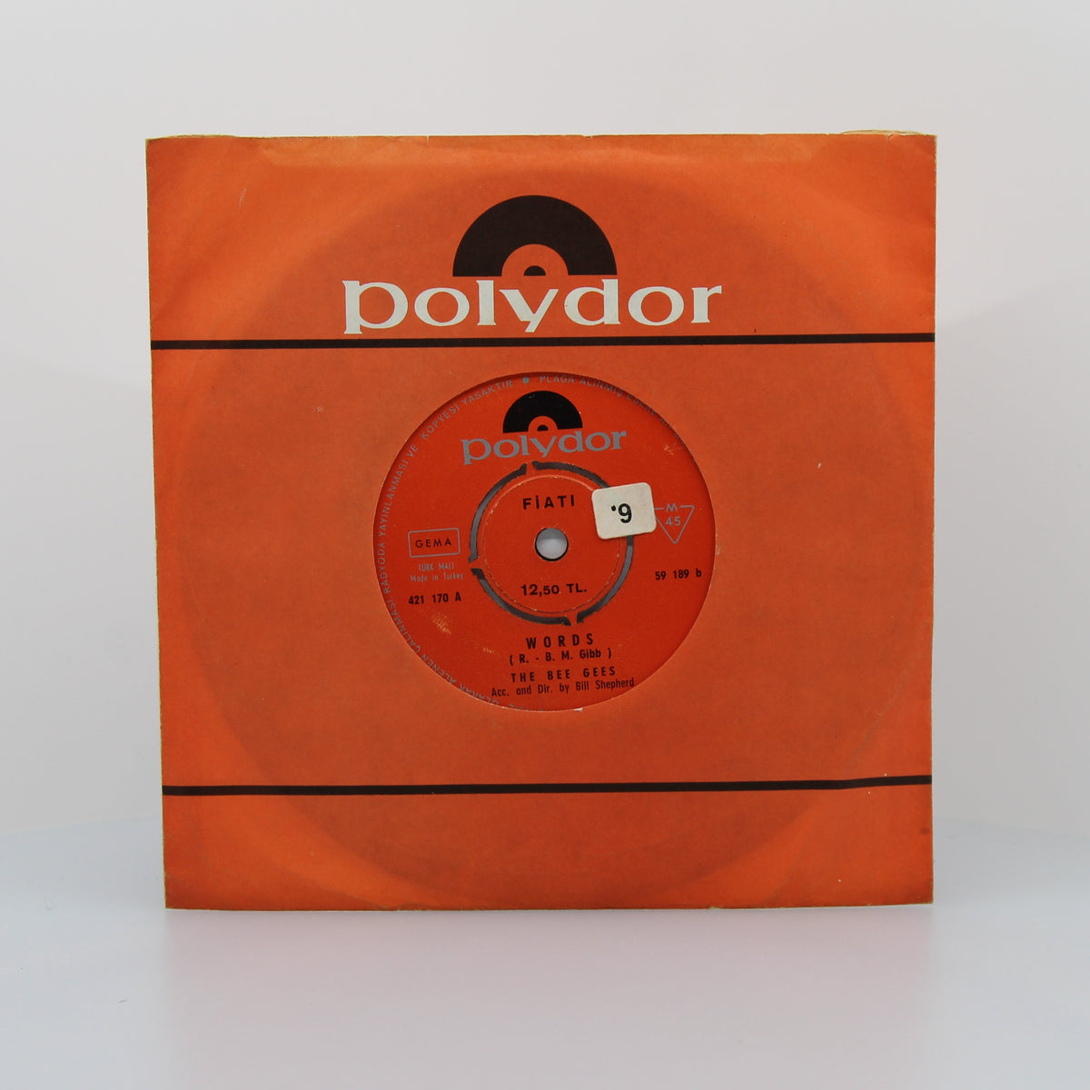 Bee Gees - Massachusetts, Vinyl 7&quot; Single 45Rpm, Turkey