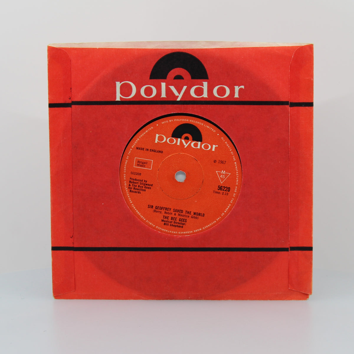 Bee Gees - World, Vinyl 7&quot; Single 45Rpm MISSPRESS, UK 1967