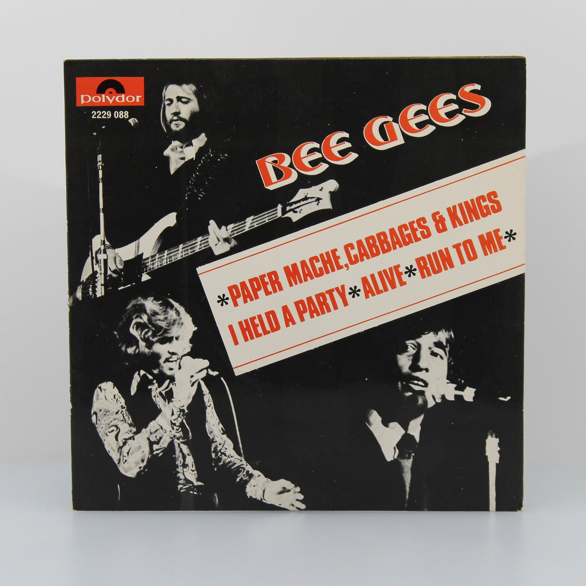 Bee Gees - Paper Mache, Cabbages &amp; Kings, Vinyl 7&quot; EP 45Rpm, Singapore