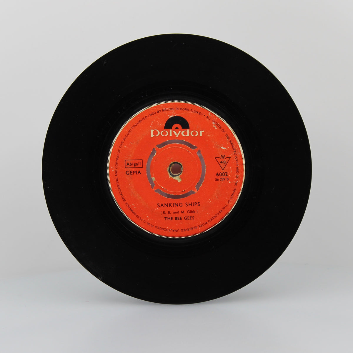 Bee Gees - Words, Vinyl 7&quot; Single 45Rpm, Turkey