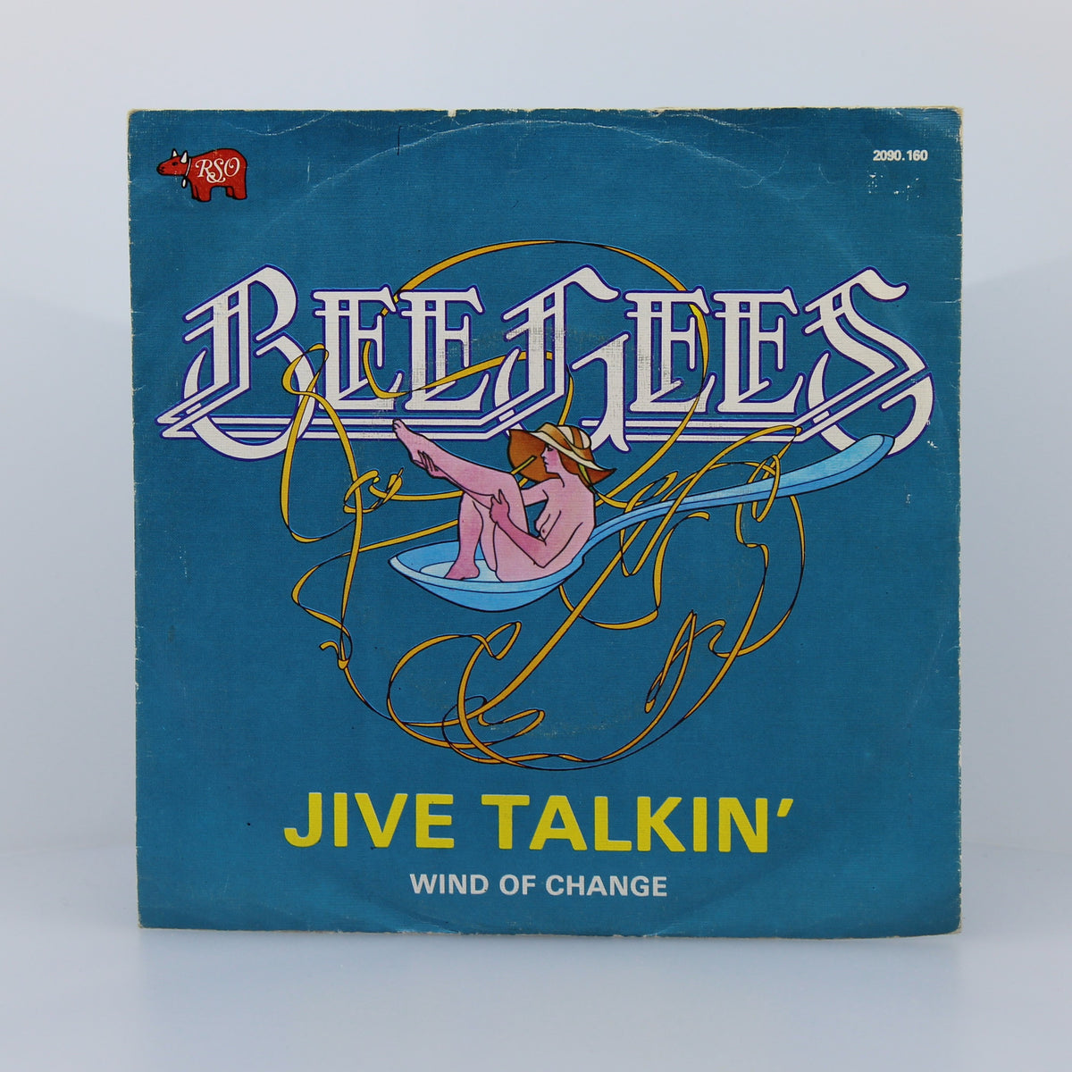 Bee Gees - Jive Talkin&#39;, Vinyl 7&quot; Single 45Rpm, Portugal 1975