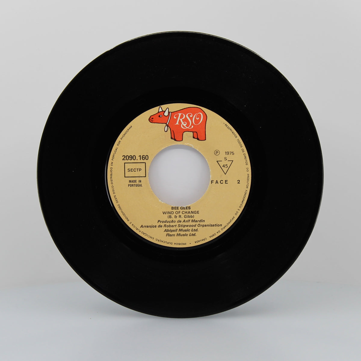 Bee Gees - Jive Talkin&#39;, Vinyl 7&quot; Single 45Rpm, Portugal 1975