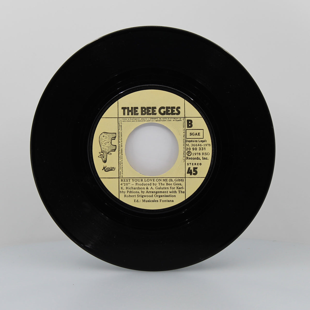 Bee Gees - Too Muxh Heaven, Vinyl 7&quot; Single 45Rpm, Spain 1978