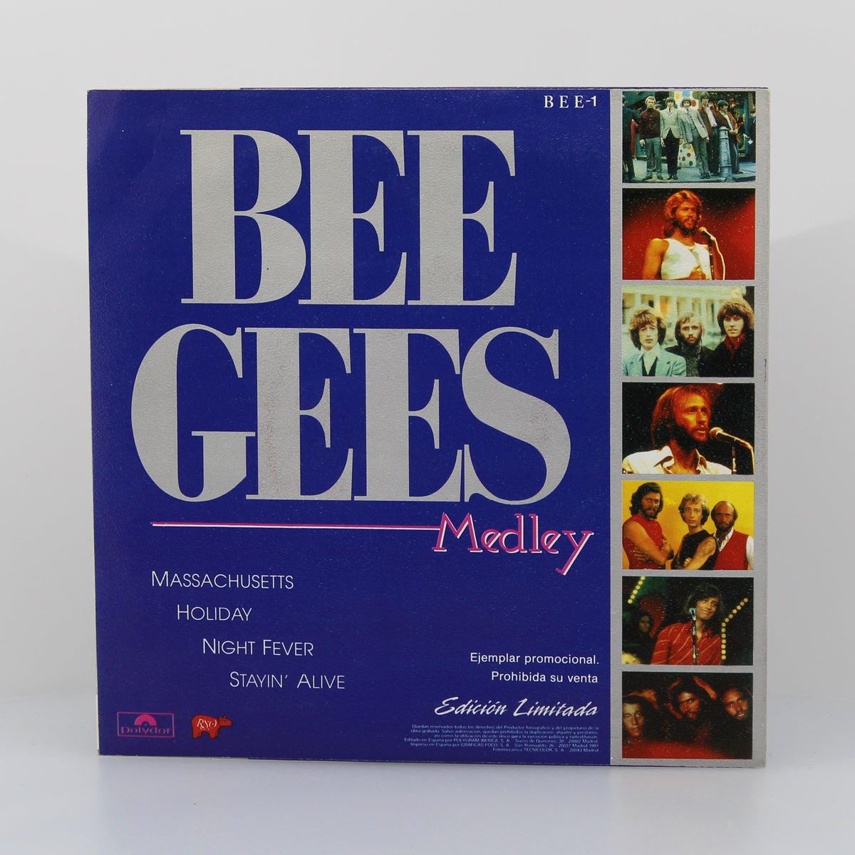 Bee Gees - Medley Massachusetts, Vinyl 7&quot; Single 45Rpm, Spain 1991