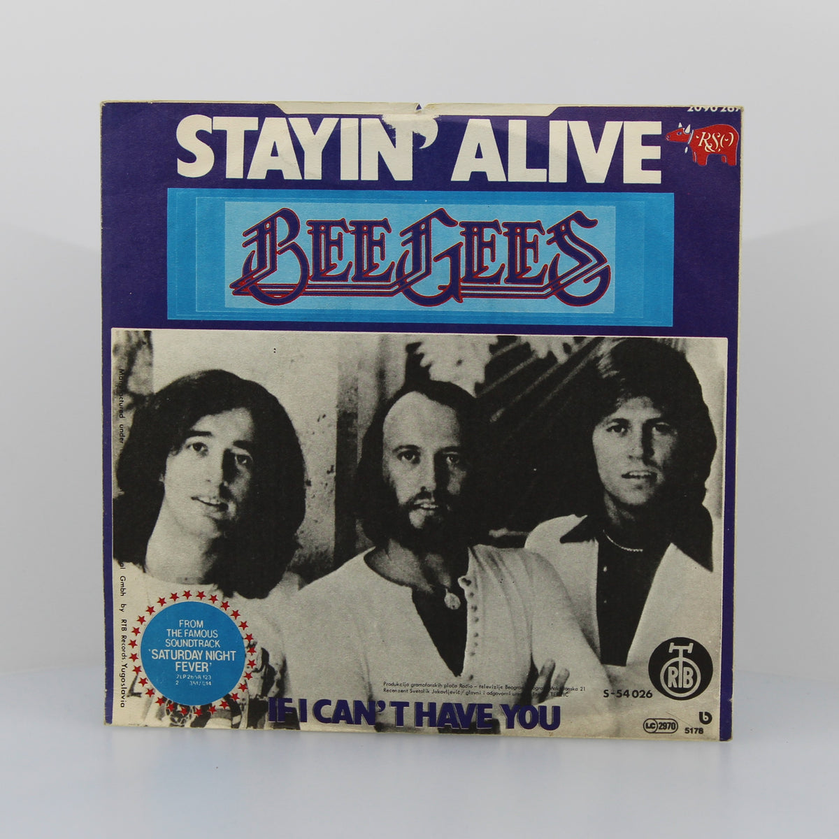 Bee Gees - Stayin&#39; Alive, Vinyl 7&quot; Single 45Rpm, Yougoslavia 1978