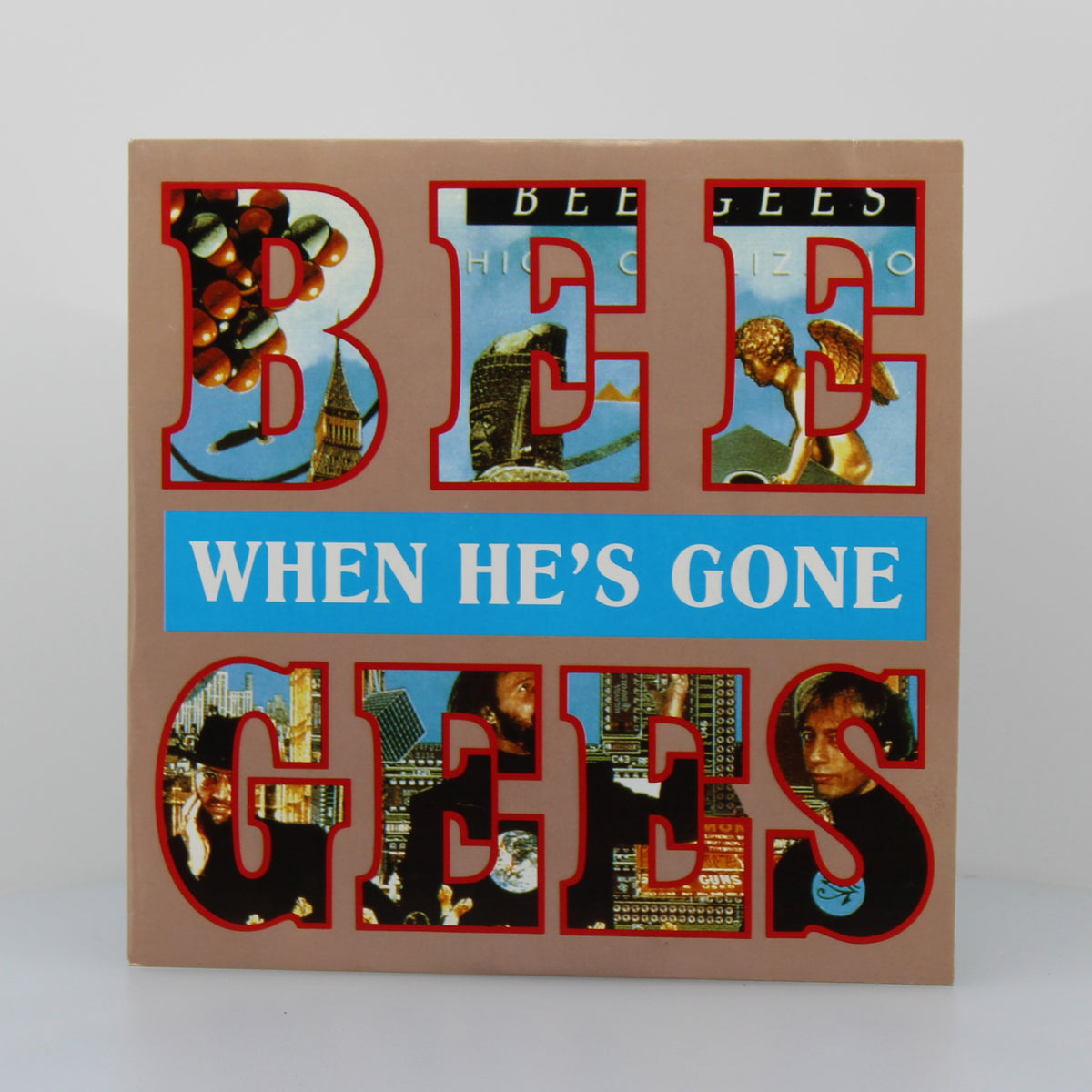 Bee Gees - When He&#39;s Gone, Vinyl 7&quot; Single 45Rpm, Spain 1991