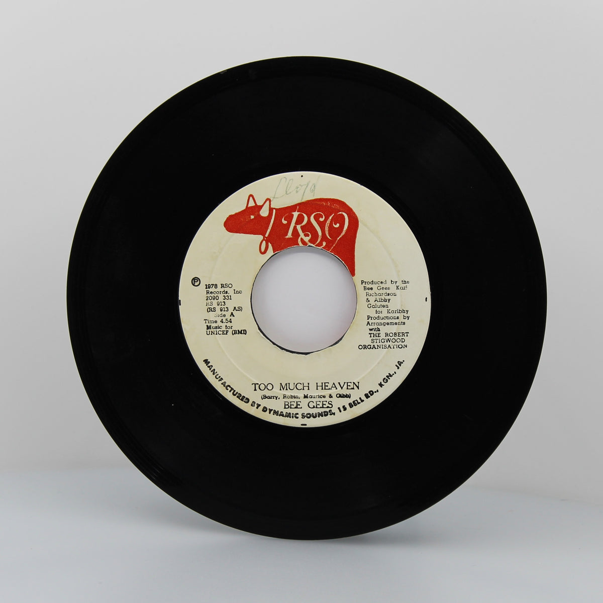 Bee Gees - Too Much Heaven, Vinyl 7&quot; Single 45Rpm, Jamaica 1978