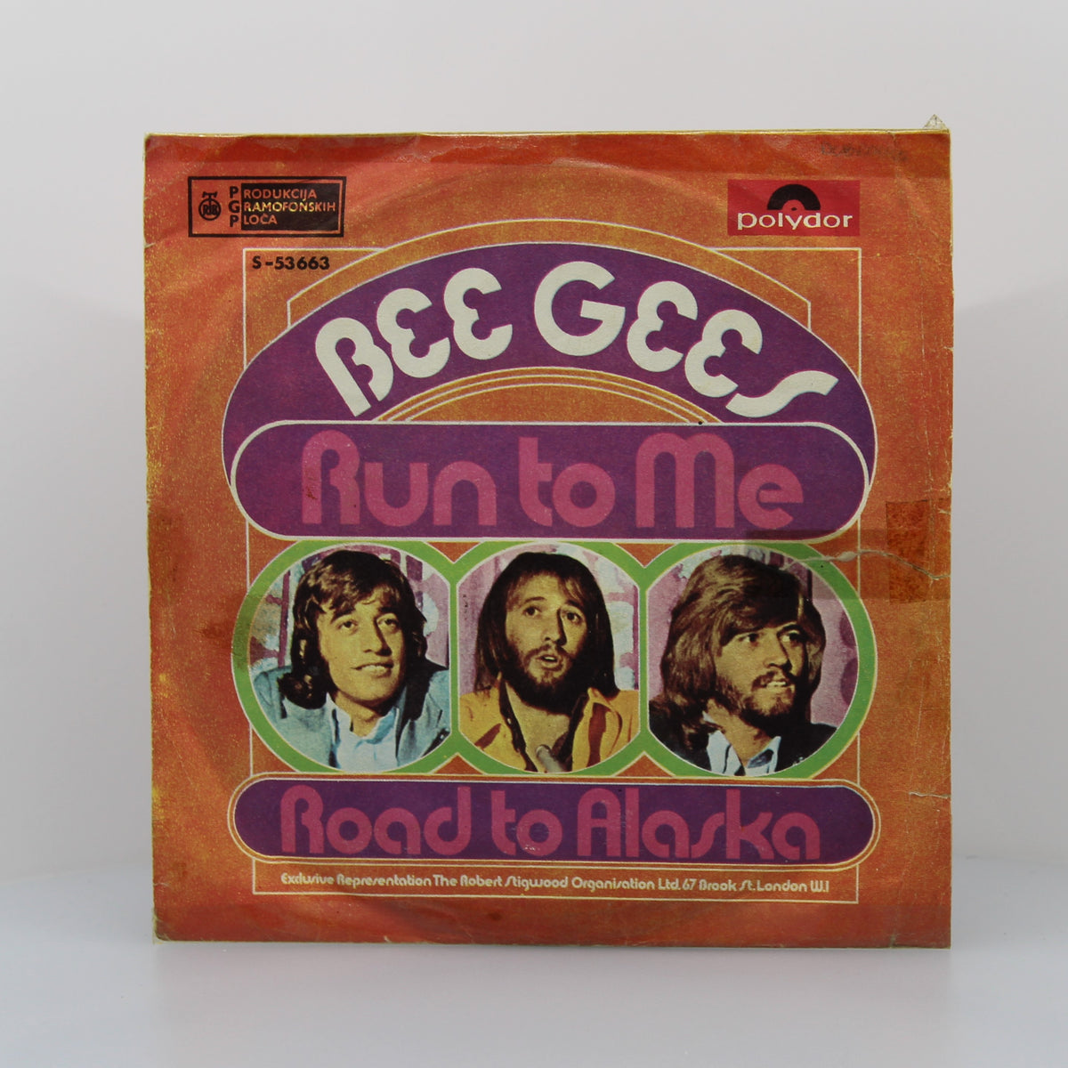 Bee Gees - Run To Me, Vinyl 7&quot; Single 45Rpm, Yougoslavia 1972