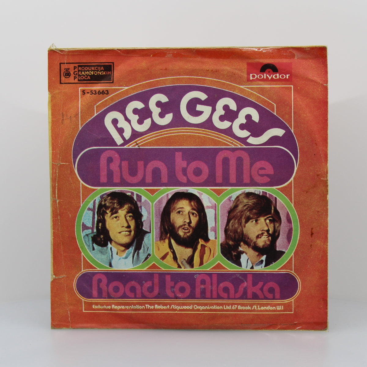 Bee Gees - Run To Me, Vinyl 7&quot; Single 45Rpm, Yougoslavia 1972