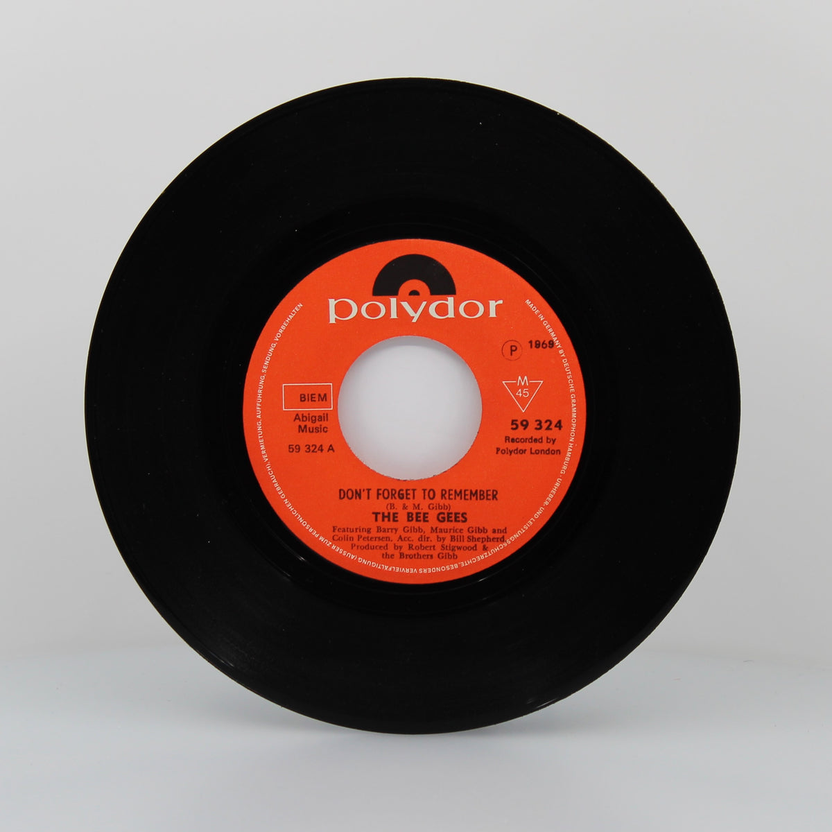 Bee Gees - Don&#39;t Forget To Remember, Vinyl 7&quot; Single 45Rpm,