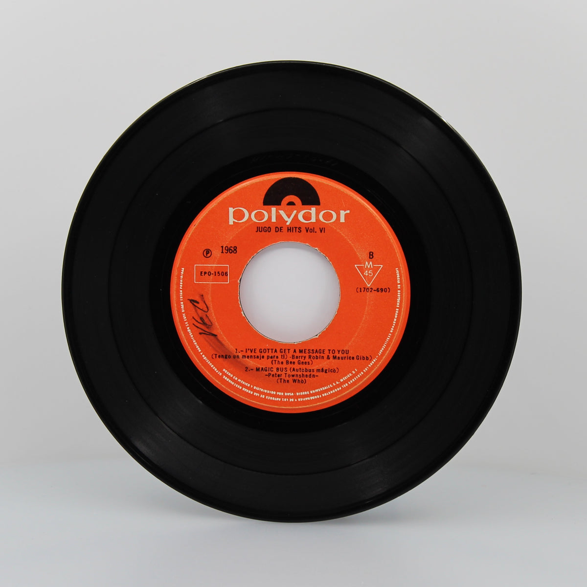 Bee Gees - You Keep Me Hangin&#39; On, Vinyl 7&quot; EP 45Rpm, Mexico 1968