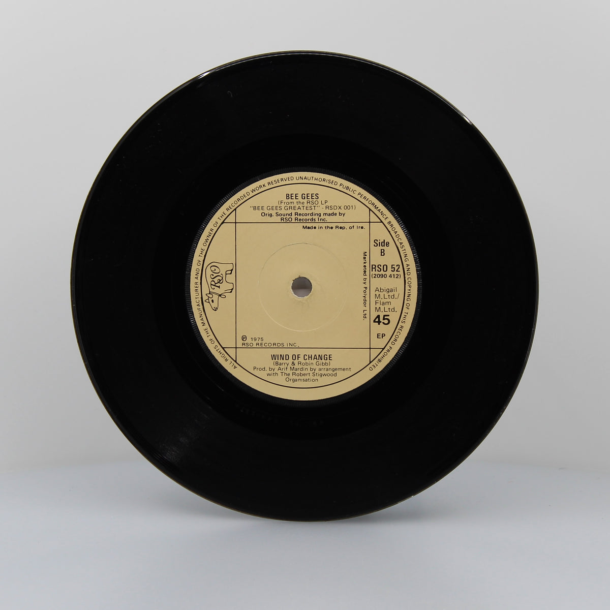 Bee Gees - Spirits Having Flown, Vinyl 7&quot; Single 45Rpm, Ireland 1979