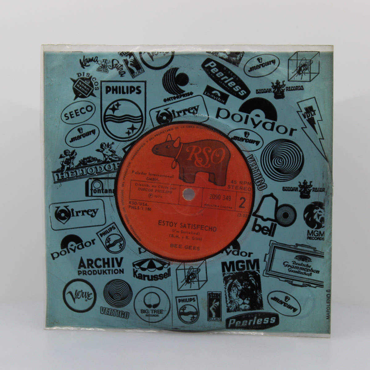 Bee Gees - Amandote Intensamente, Vinyl 7&quot; Single 45Rpm, Chile 1979