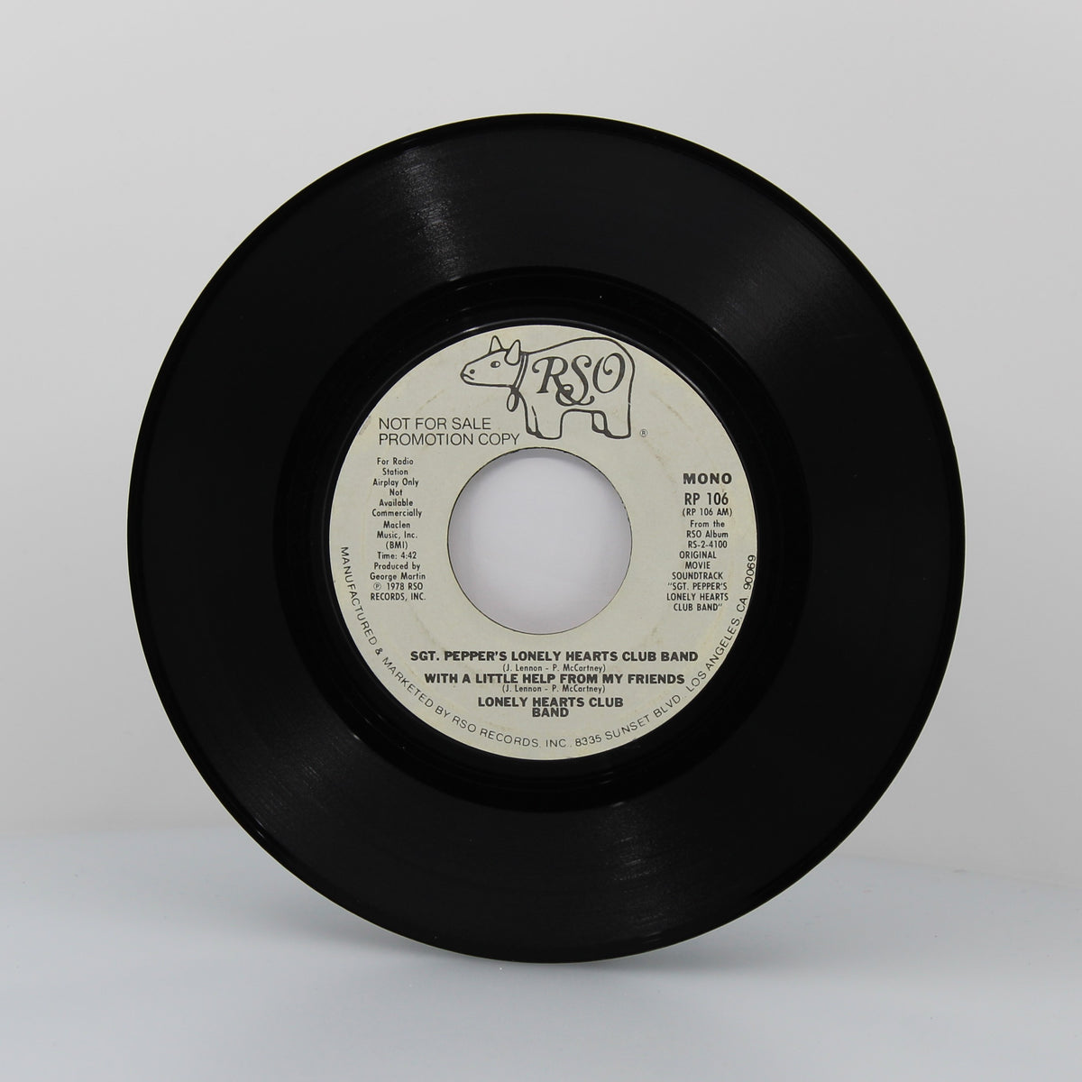 Bee Gees - Sgt. Pepper&#39;s Lonely Hearts Club Band, Vinyl 7&quot; Single 45Rpm Promo, United States