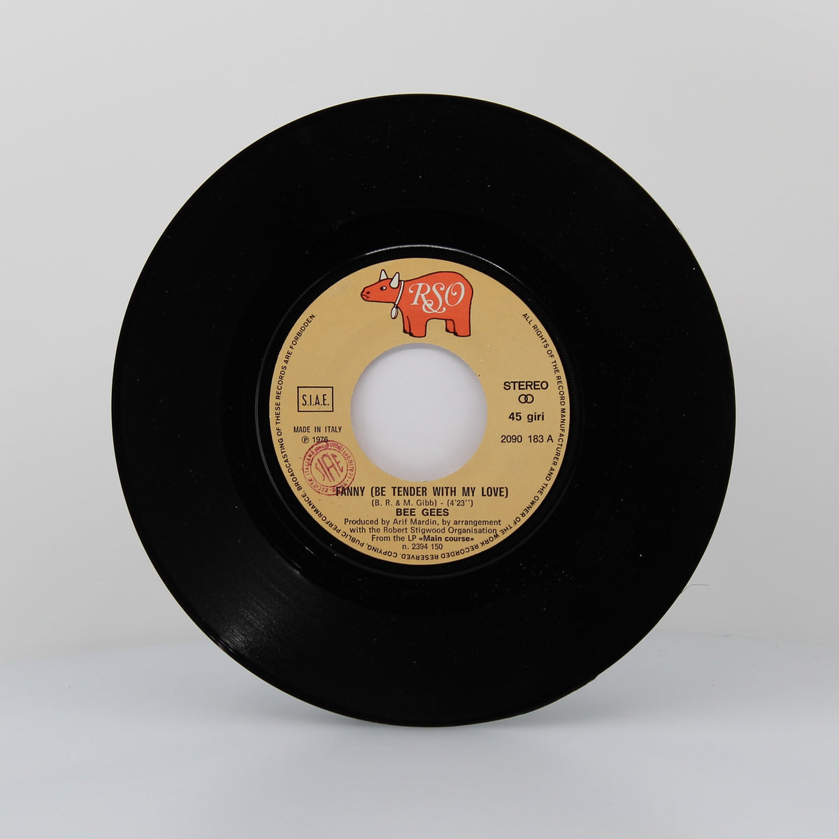 Bee Gees - Fanny (Be Tender With My Love), Vinyl 7&quot; Single 45Rpm, Italy 1976