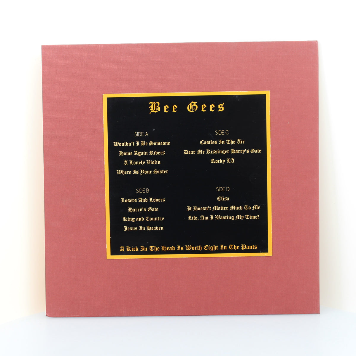 Bee Gees - A Kick In The Head Is Worth Eight In The Pants, 2x Vinyl LP 33Rpm Test Pressing, Malaysia